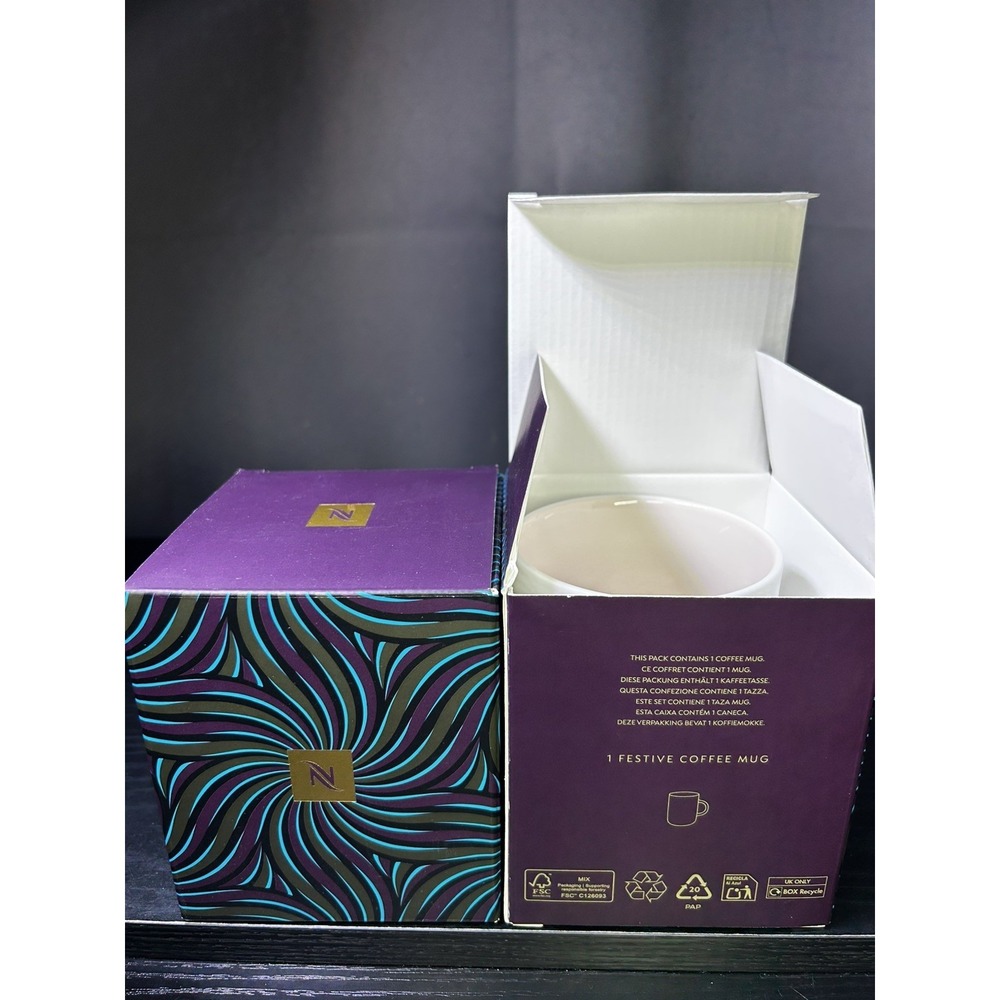 Nespresso Holiday 2025 Christmas Limited Edition Festive Mugs-2x Thandiwe Muriu - Picture 2 of 3